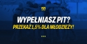 Przekaż 1,5 procent podatku na młodzież Arki