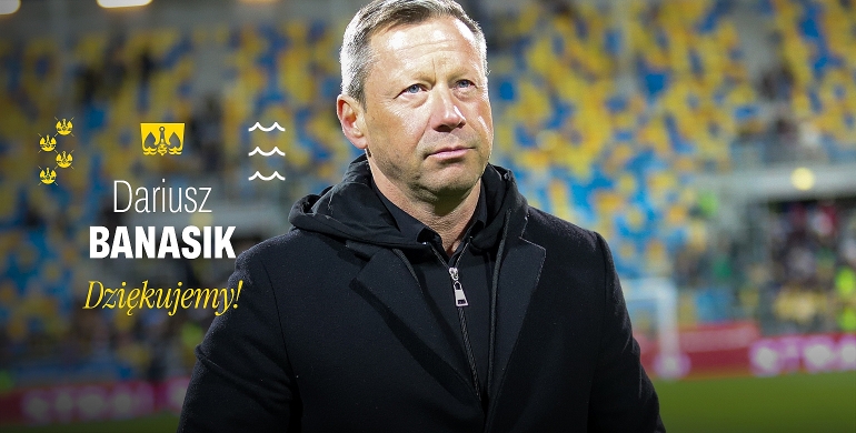 Dariusz Banasik odchodzi z Arki Gdynia